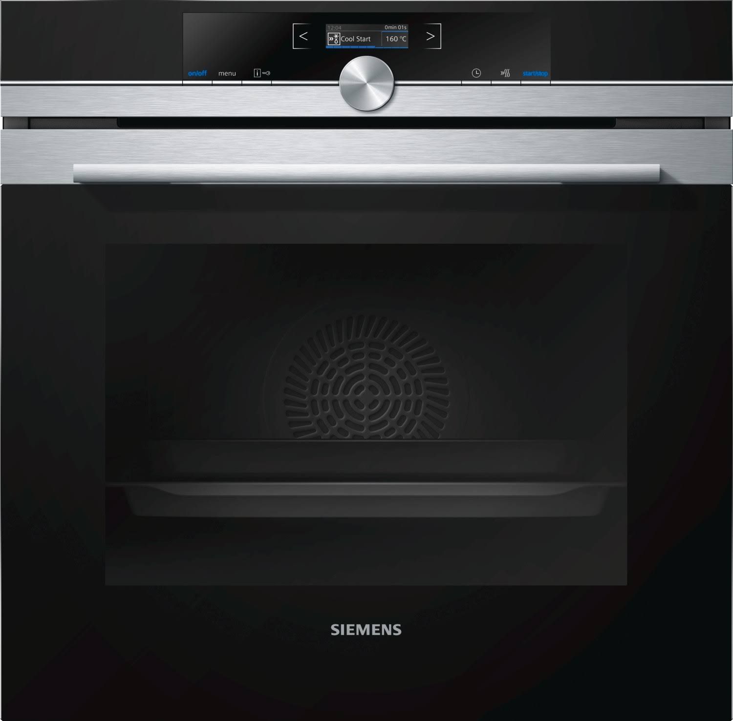 Siemens HB674GBS1 iq700 Edelstahl Backofen Einbaubackofen, Pyrolyse EEK:A+