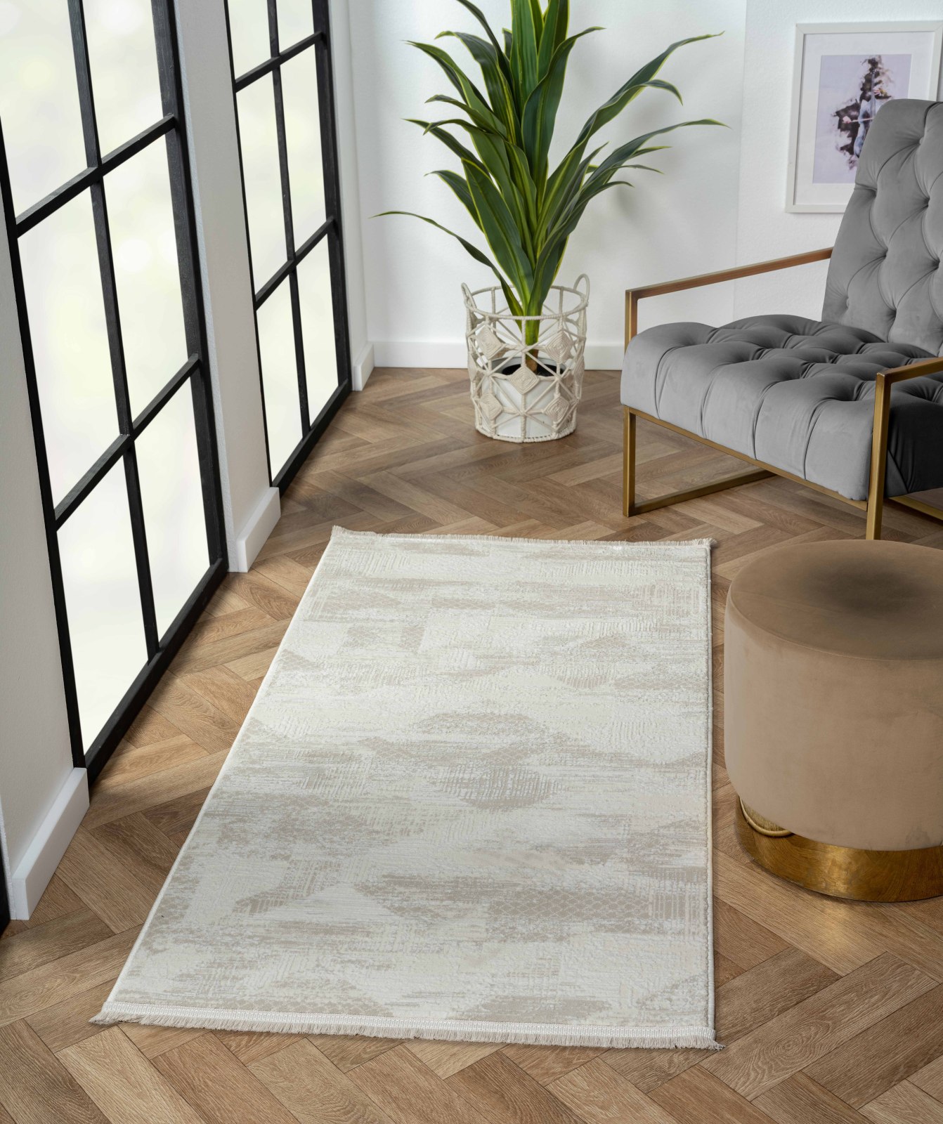 Teppich MY LIFE - beige - 80x150 cm
