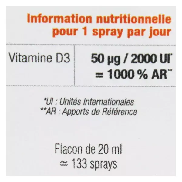 D.Plantes Vitamina D3 2000IU Spray Original 20ml