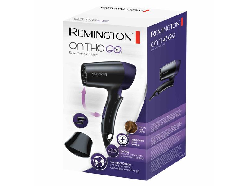 Remington Reisehaartrockner D2400 On The Go Reiseföhn