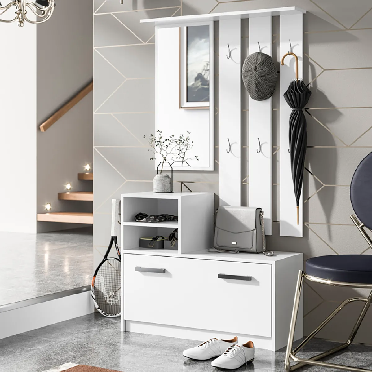 Selsey Vestiaire Yesfir - Blanc