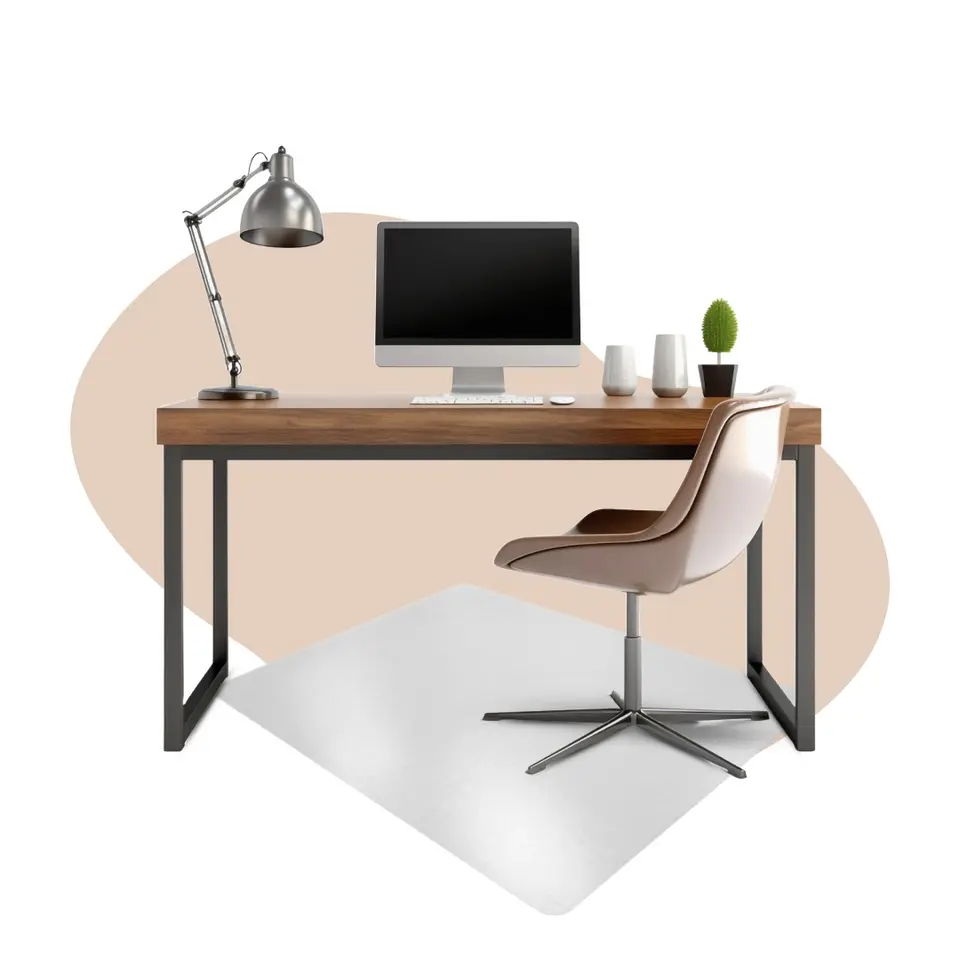 Vloerbeschermer - Antistatisch PVC - Harde vloer - 116x150 cm