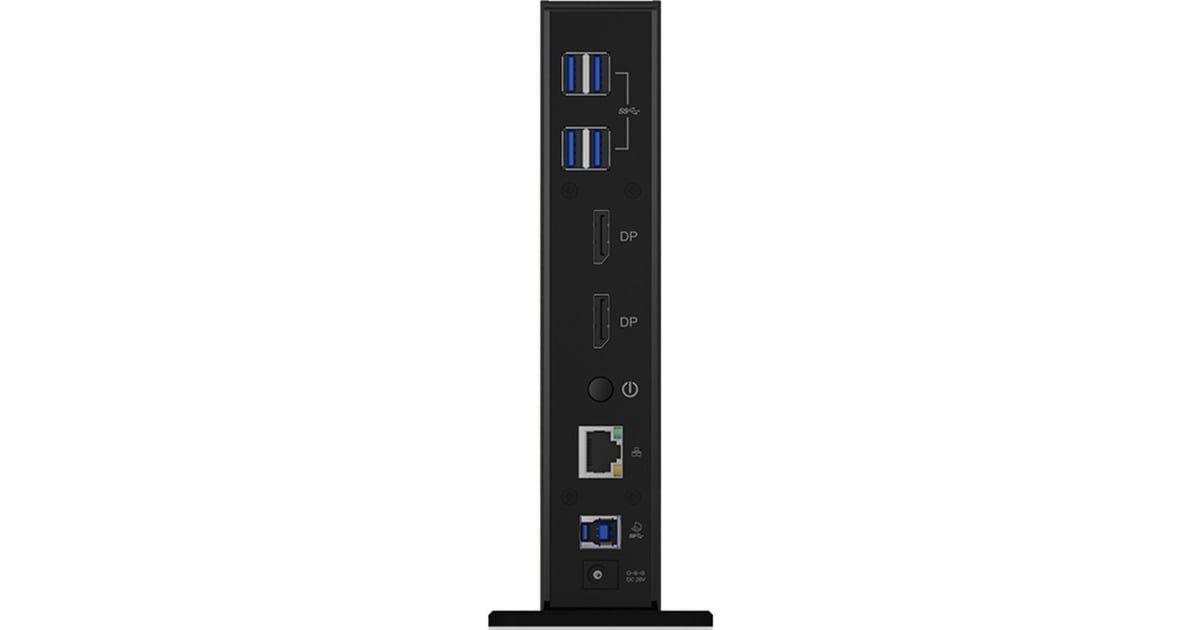 ICY BOXIB-DK2242AC dockingstation  (Zwart)