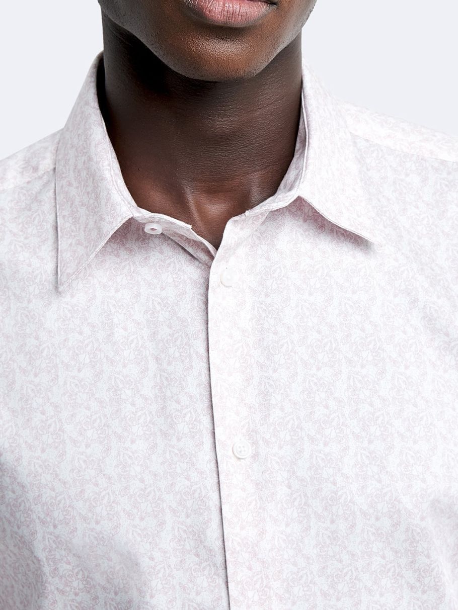 Chemise slim fleurie