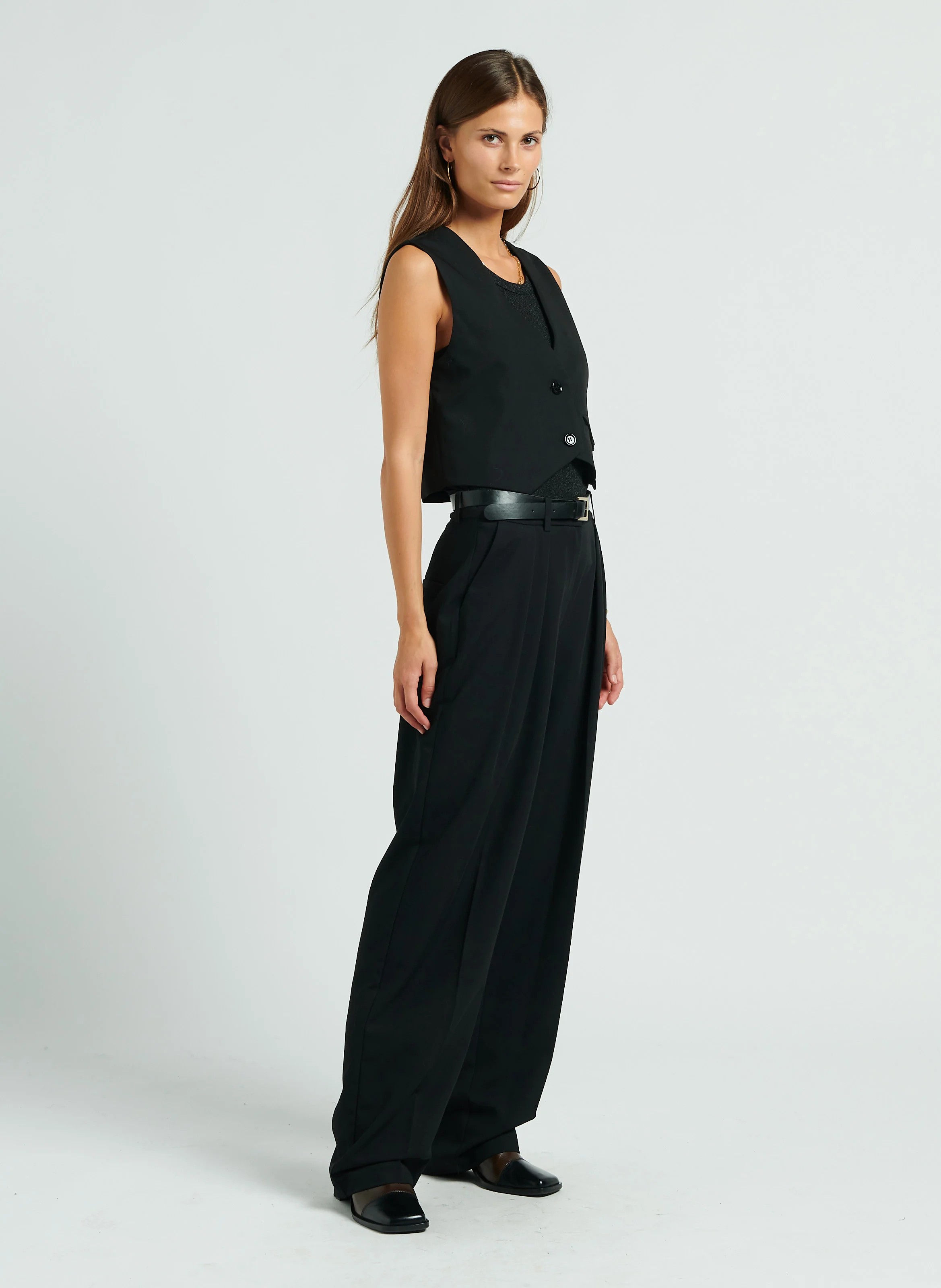 Bottines en cuir | Noir