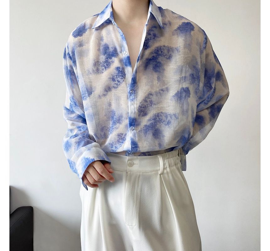 Bjorn - Tie Dye Sheer Shirt