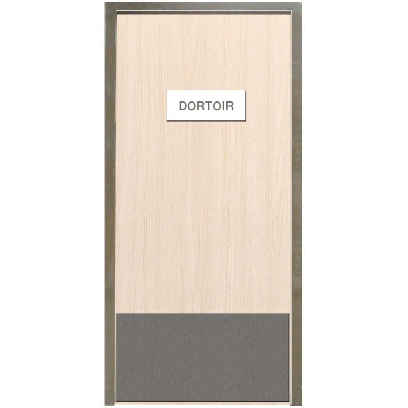 Protection bas de porte adhésive - Gris - 830 x 350 mm