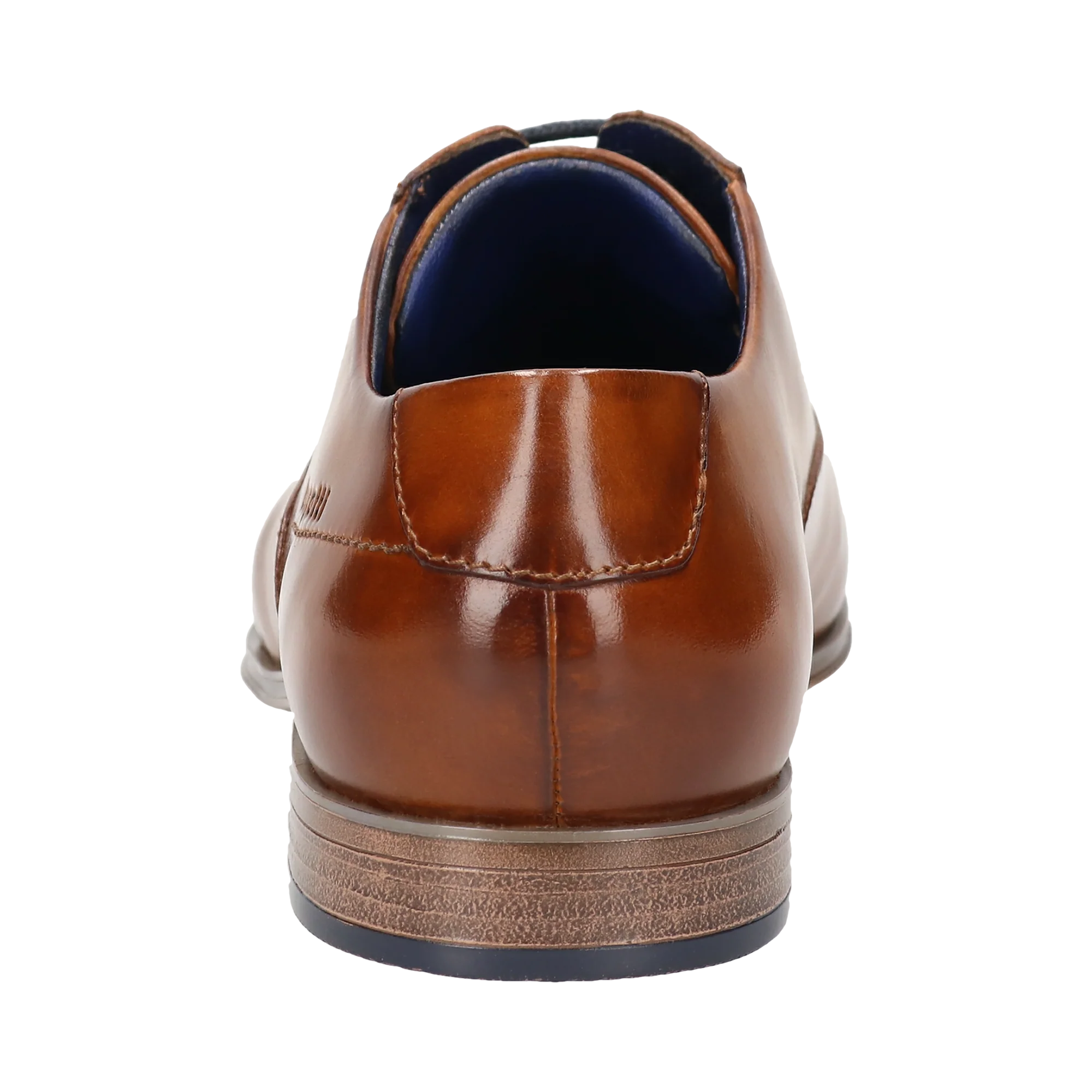 Leder Business Schnürer cognac