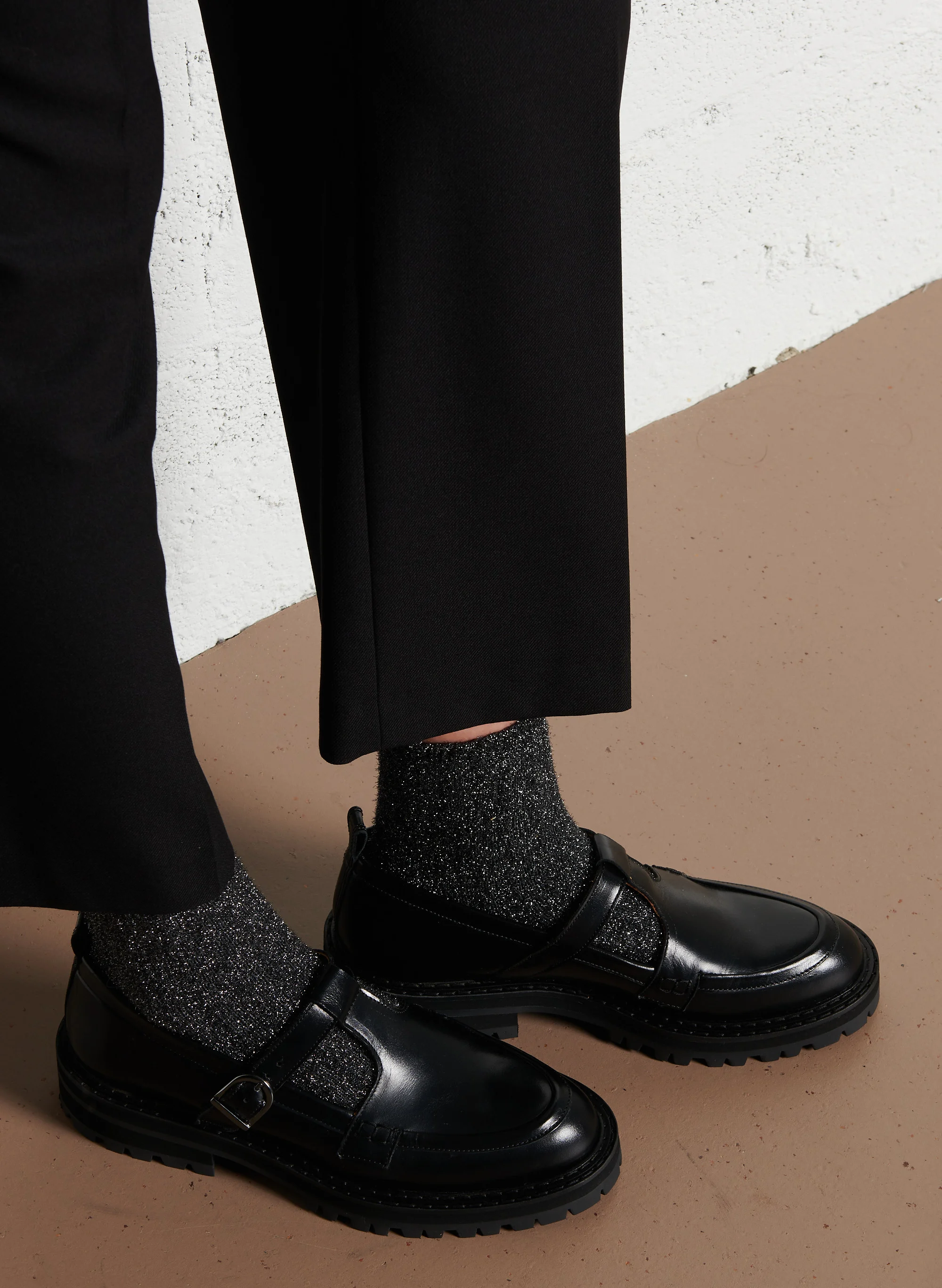 ANITA - Mocassins en cuir | Noir