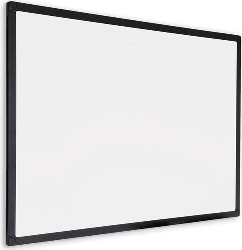 Whiteboard met zwart frame - Magnetisch - 45x60 cm