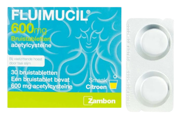 Fluimucil Bruistabletten 600mg 30brt
