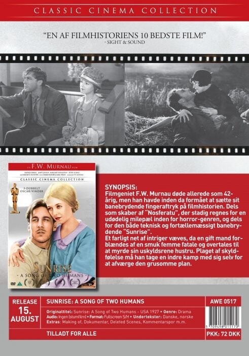 Sunrise: A Song Of Two Humans - DVD