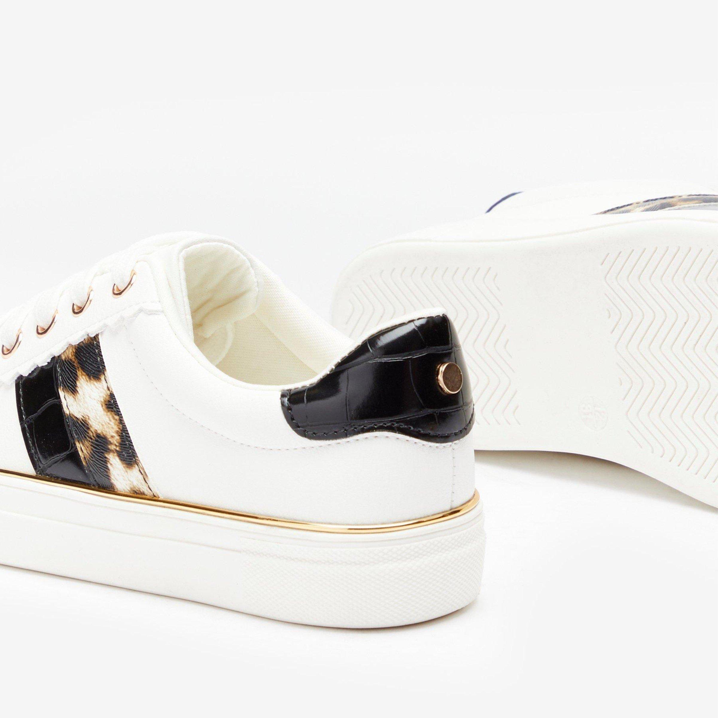 Be You Studio Girls Leopard Trainers