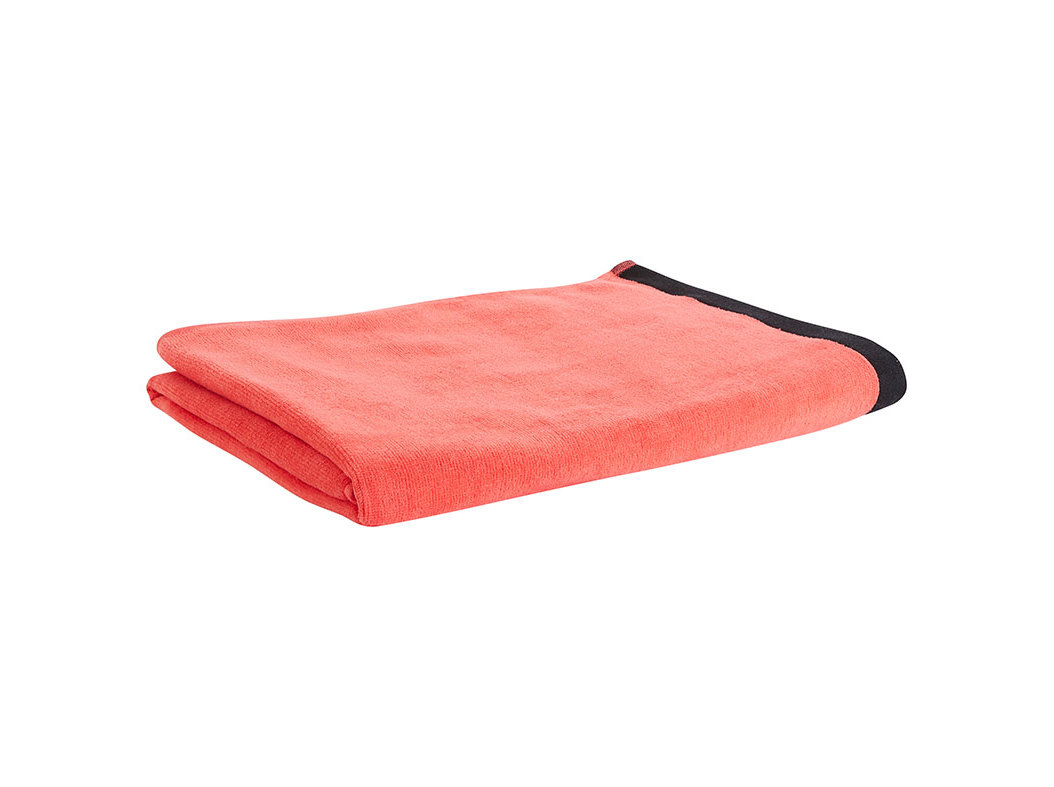 TOALHA PRAIA AVELUDADA ACTUEL VERMELHO COLORAMA 360G 90X160CM