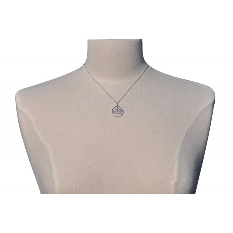 Pendentif Arbre de Vie Argent Rhodié