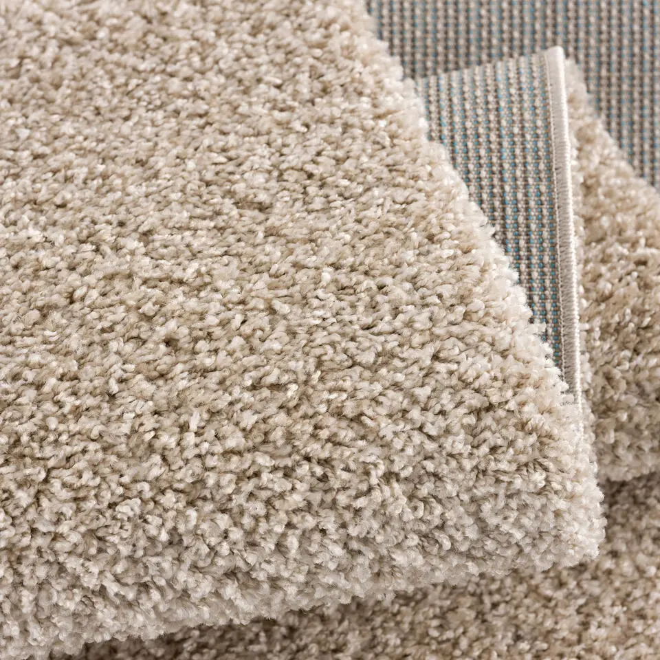 Loca Shaggy Vloerkleed Beige Hoogpolig - 300x400 CM