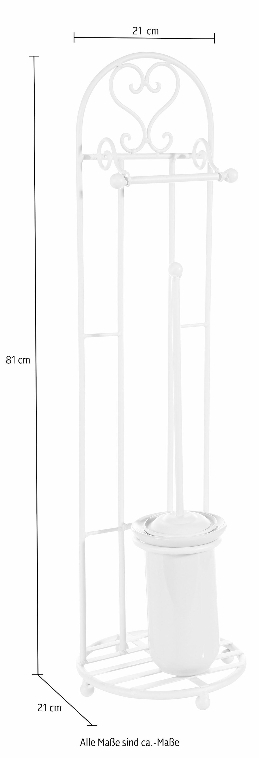 Ambiente Haus Toilettenpapierhalter »Antik« antikweiss