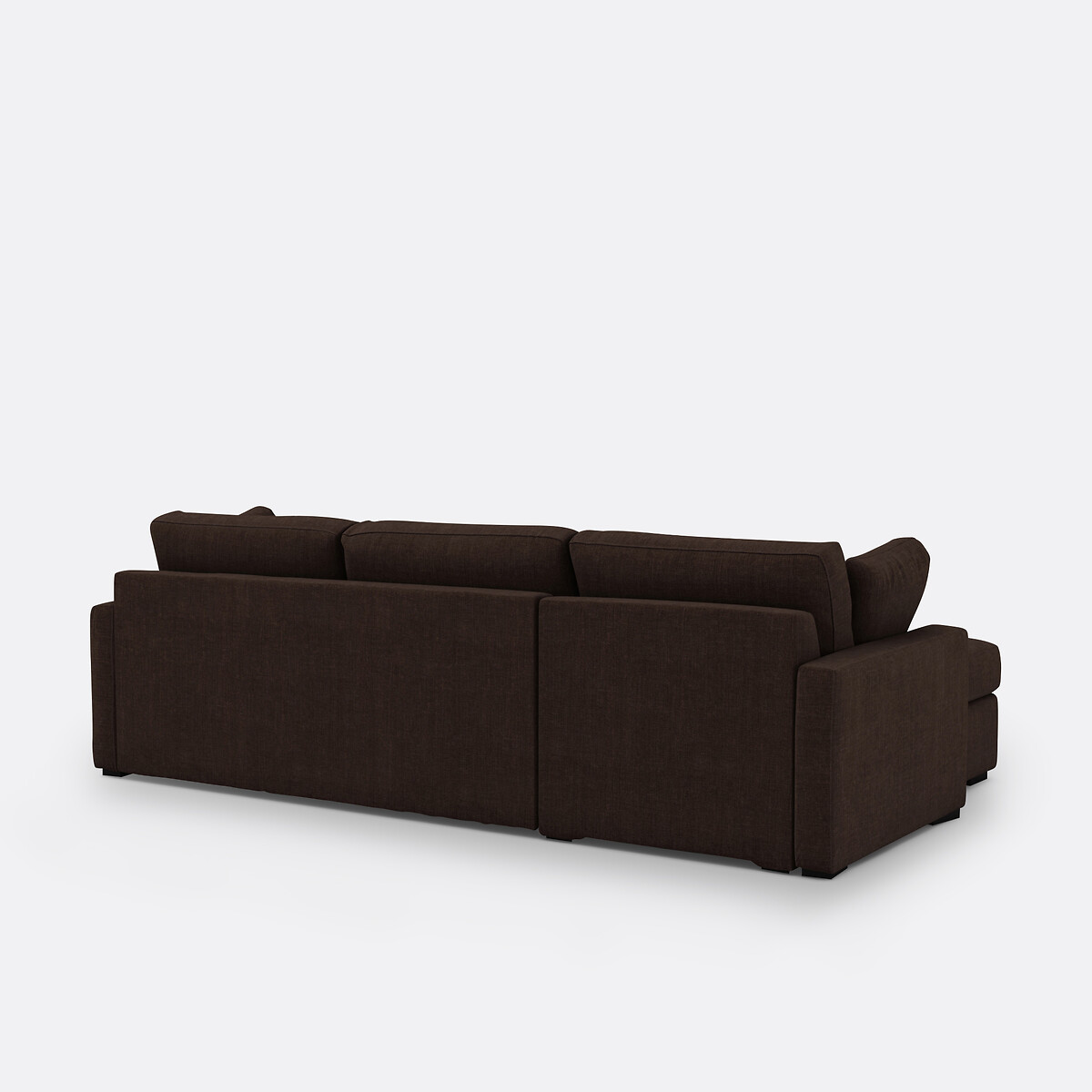 LA REDOUTE INTERIEURS<br>Sofá cama de canto algodão/linho, Bultex, Timor