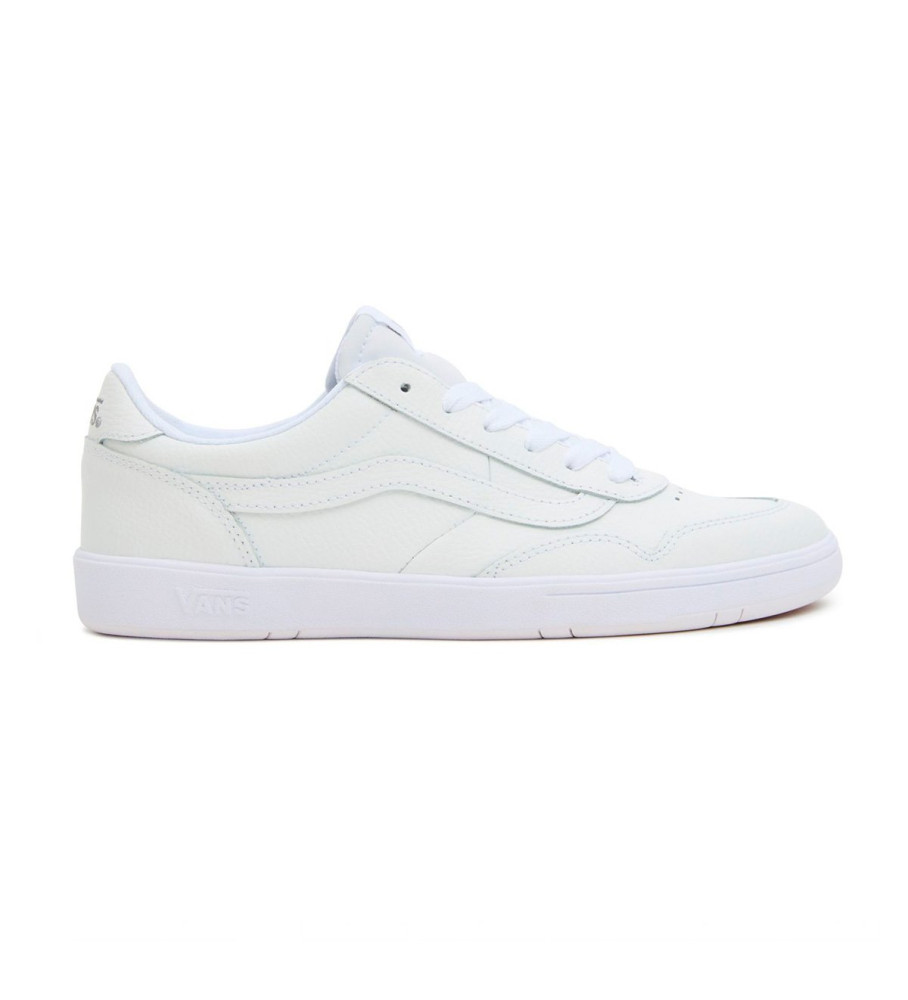 Tênis Vans UA Cruze Too CC de couro branco