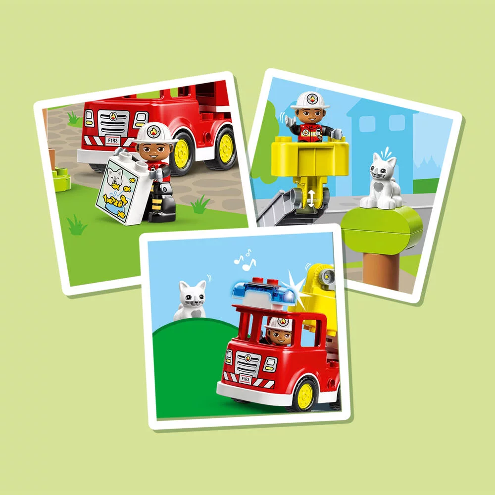 LEGO®DUPLO®MA VILLE 10969 - LE CAMION DE POMPIERS