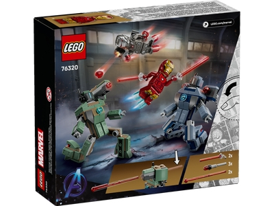LEGO Iron Man en War Machine vs. Hammer Drones (76320)