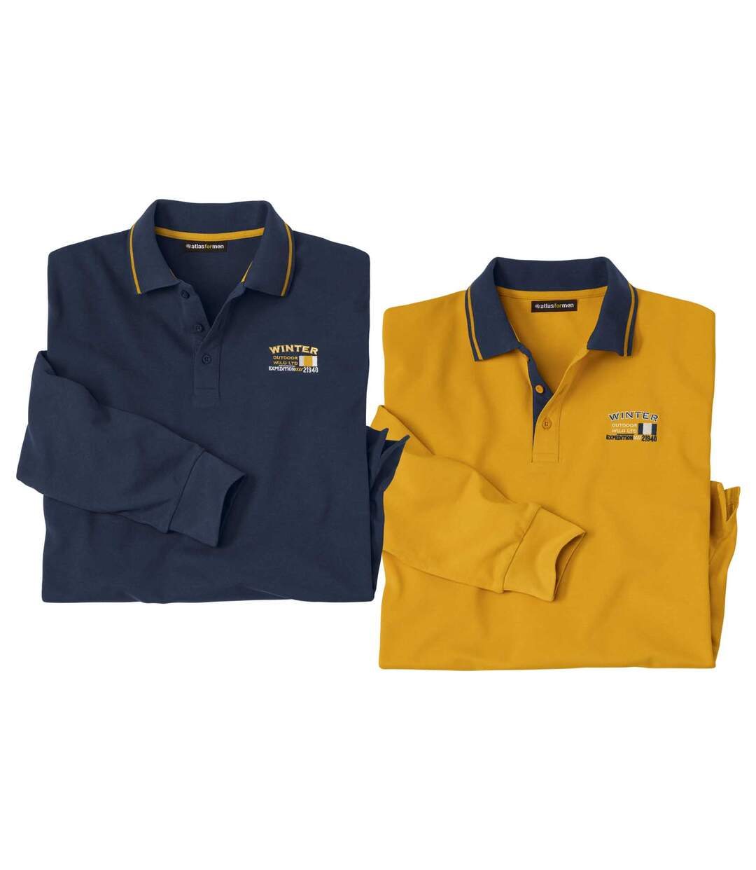 Lot de 2 Polos Maille Piquée Winter
