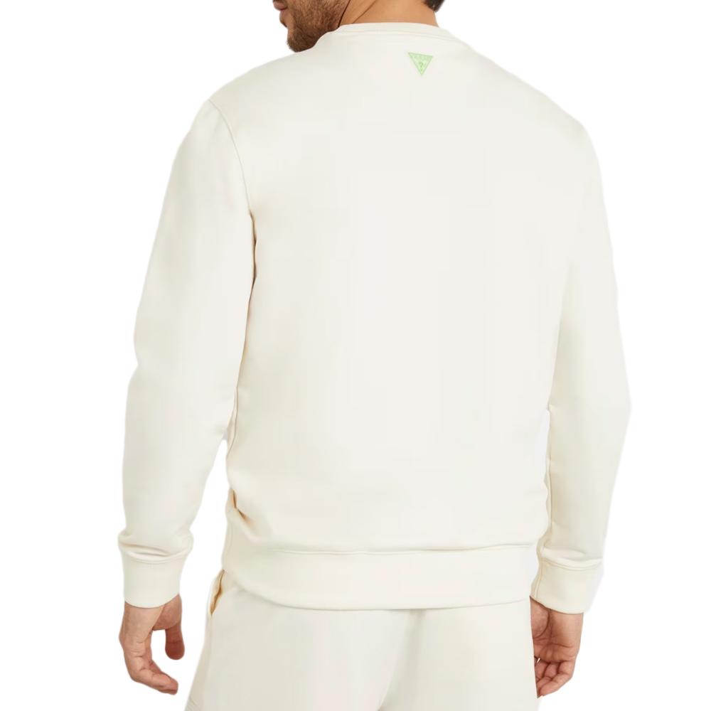 Morgan Sweat Écru Homme GUESS Zubin