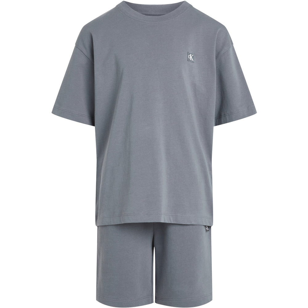Køb Calvin Klein Grisaille T-Skjorte/Shorts Relaxed Sæt