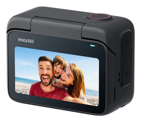 Insta360 Go 3S - Standard Bundle - action-kamera - 4K / 30 fps - flash 64 GB - Bluetooth, Wi-Fi - undervands op til 10 m - midnat sort