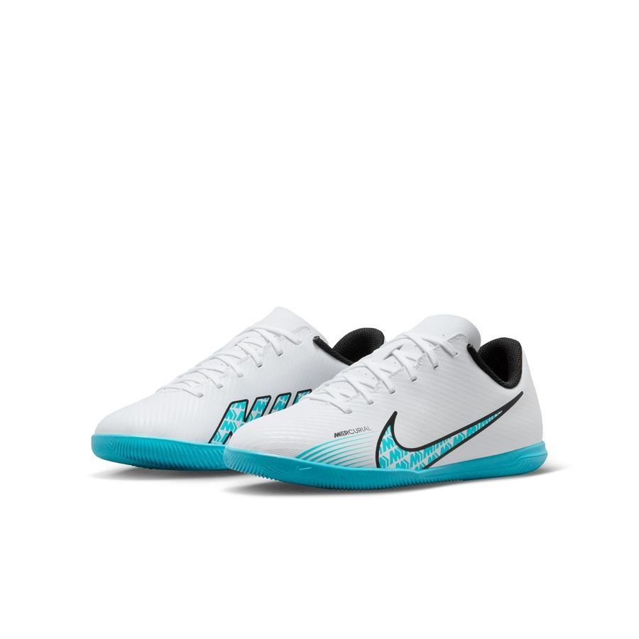 Nike Mercurial Vapor 15 Club IC Blast - Blanc/Bleu/Rose Enfant