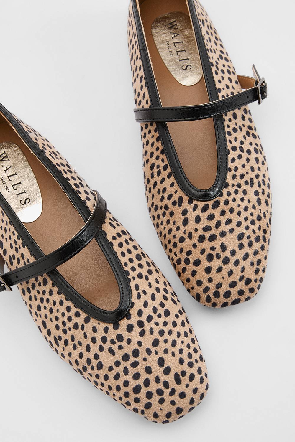 Wallis Ballerines Mary Jane Christina En Synthétique Imprimé Léopard