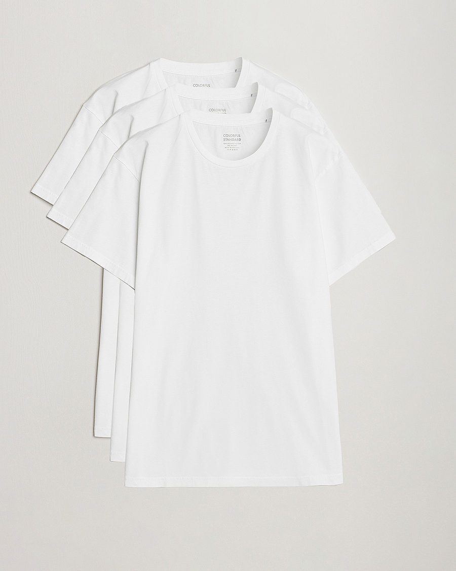 3-Pack Classic Organic T-Shirt Optical White