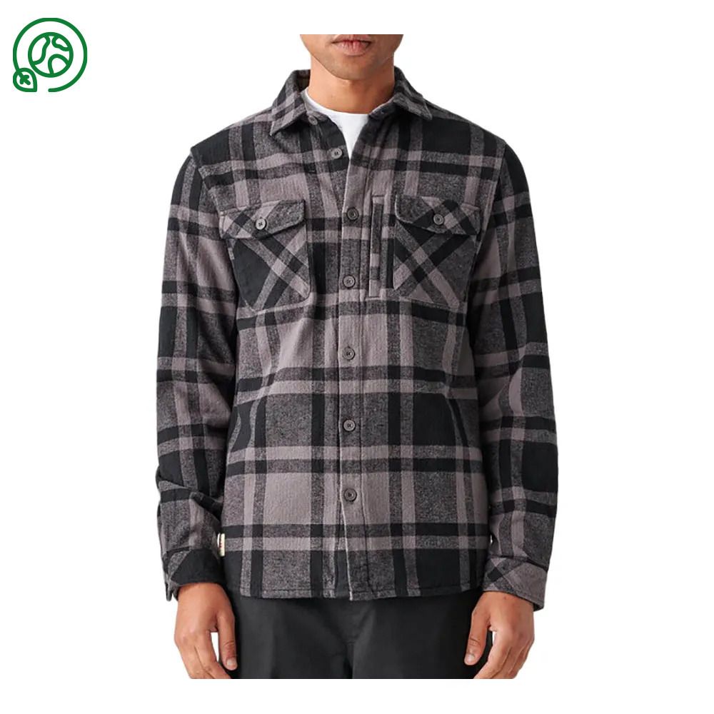 Globe WANDERER - Chemise Homme titanium