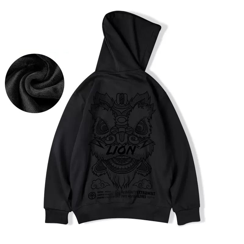 Cowpow - Leeuwendans Print Hoodie