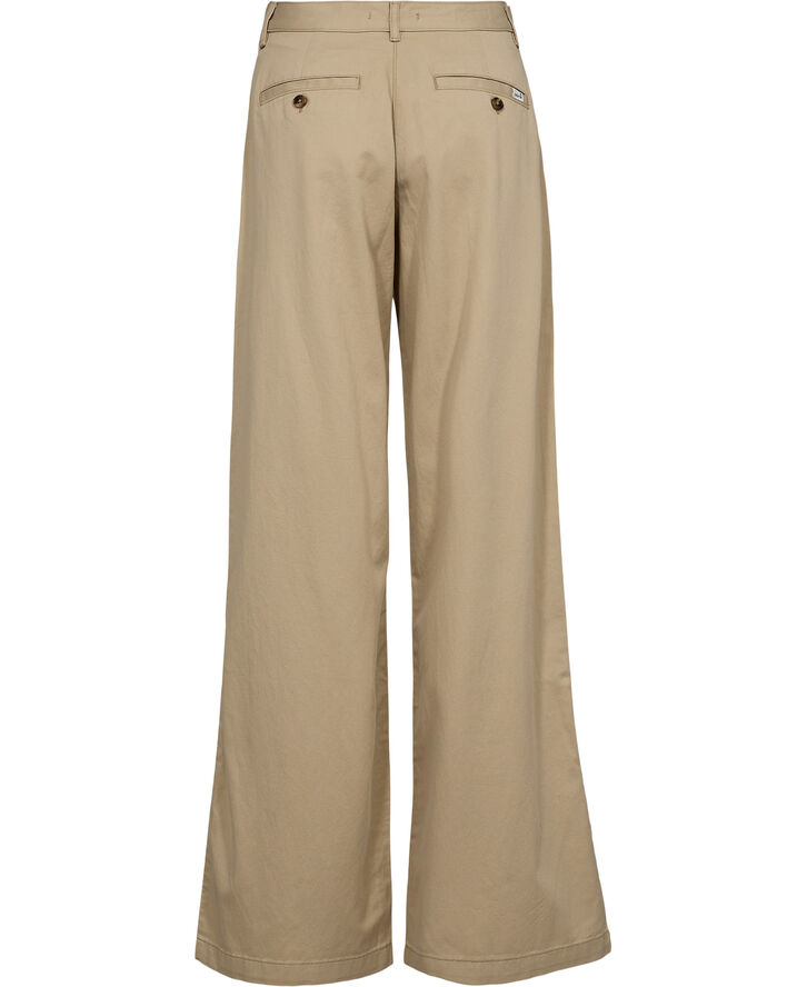 Levi's PLEATED WIDELEG TROUSER SAFARI Hvid