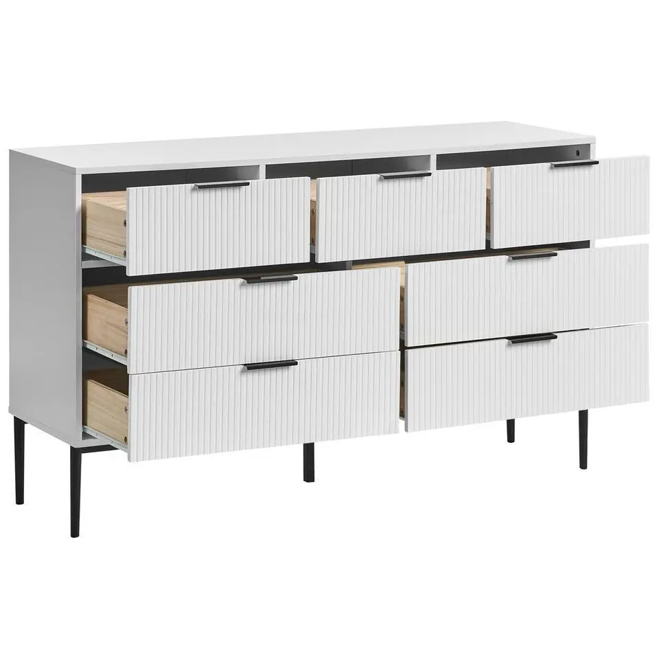 LEDUC - Ladekast 7 lades - Wit - MDF