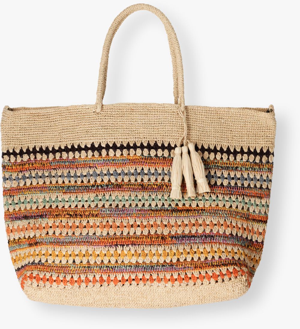 beige rabarany shopper malette nvl l