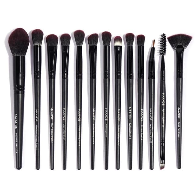 13 stk øjenmakeup børstesæt til øjenskygge eyeliner og blanding