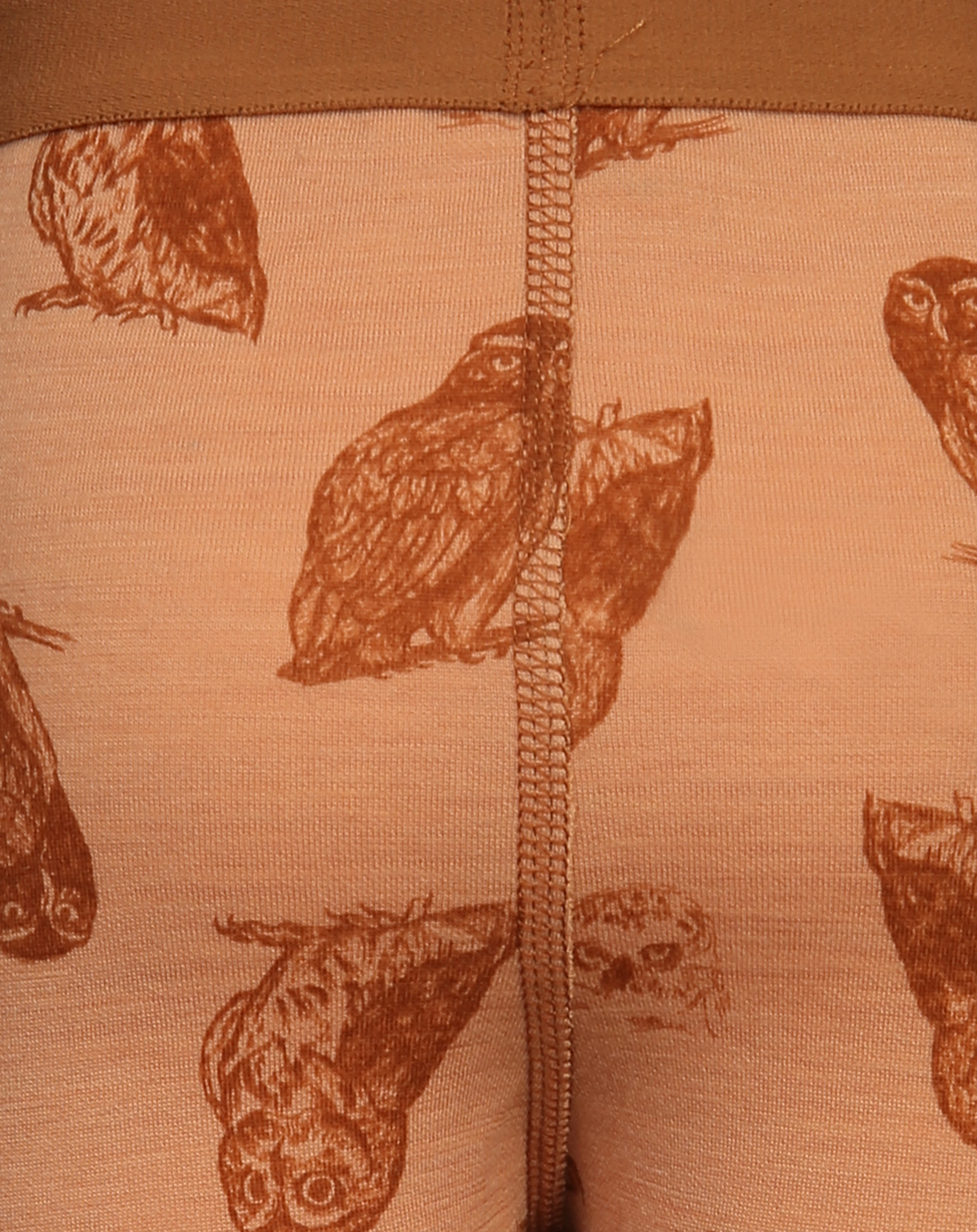 Leggings 43 - OWL mit Wolle in copper