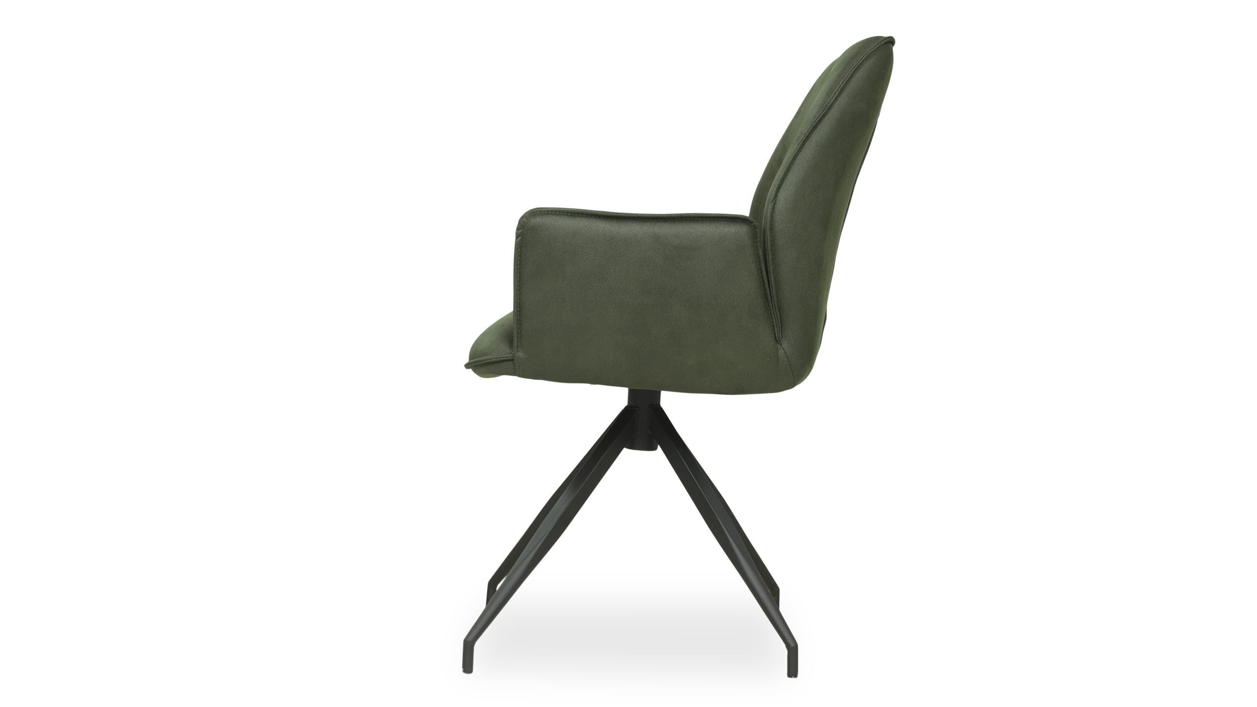 Eetkamerstoel - microvezel army Jaidy B57 x D50 x H90 cm