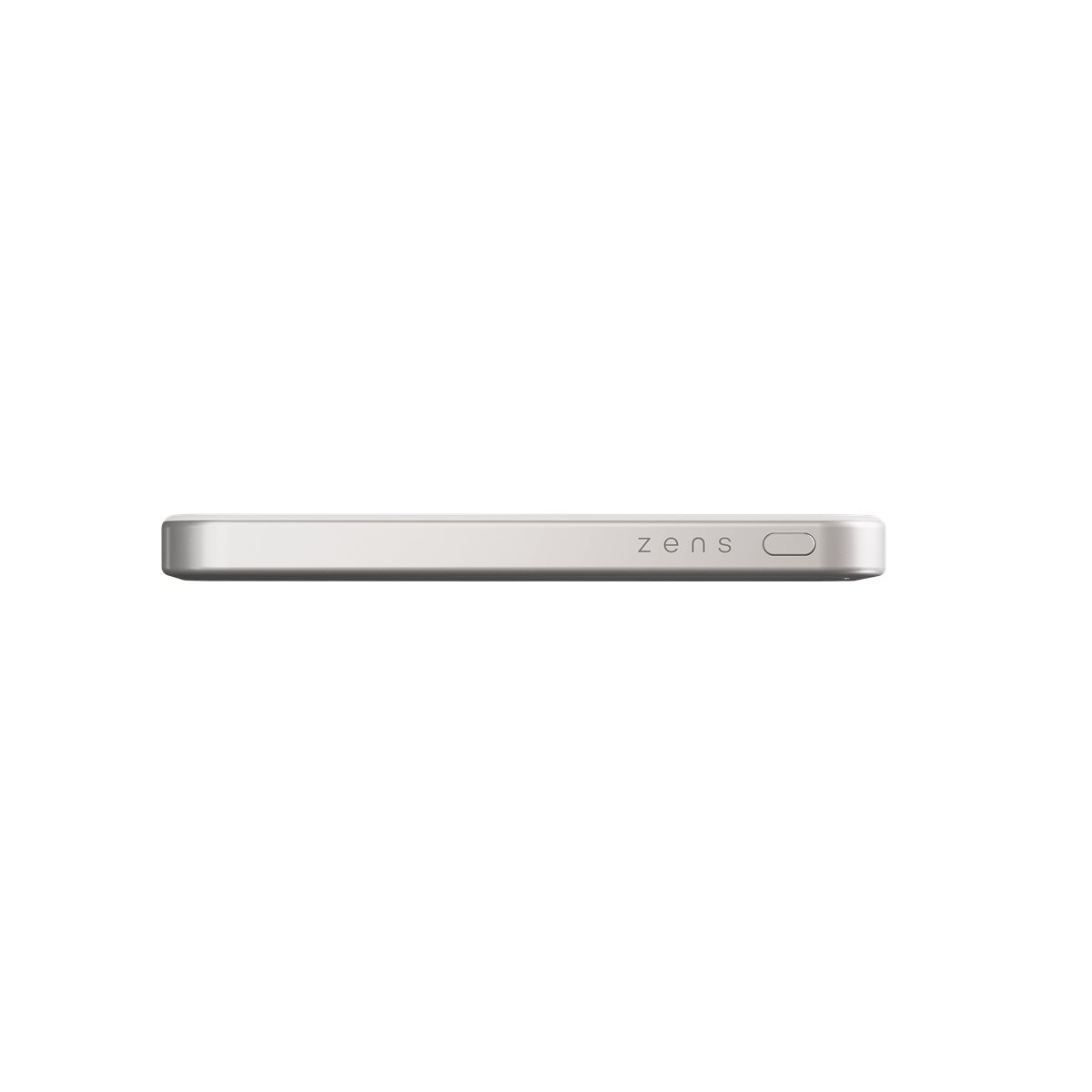 (15W) 5000mAh Alu Pro 1 Slim Powerbank USB C Ladegerät MagSafe Qi2 Wireless Charger PD (ZEPP05W/00) - Weiss