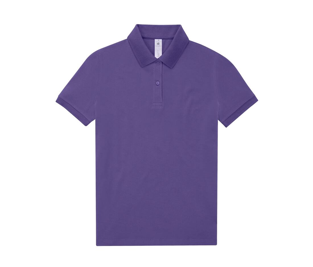 B&C BCW461 - Polo Femme Élégant en Coton Pré-Rétréci