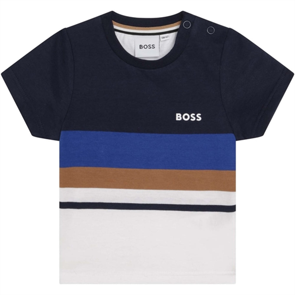 Baby T-shirt Navy - Hugo Boss → Luksusbaby.dk