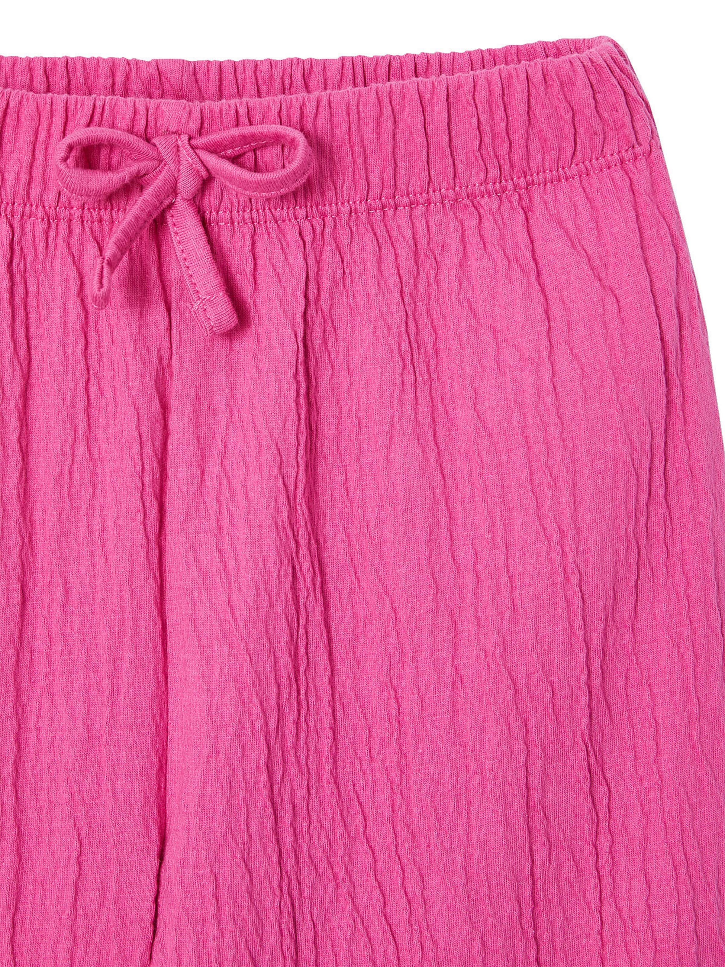 Vertbaudet Weite Mädchen Stretch-Hose pfingstrose