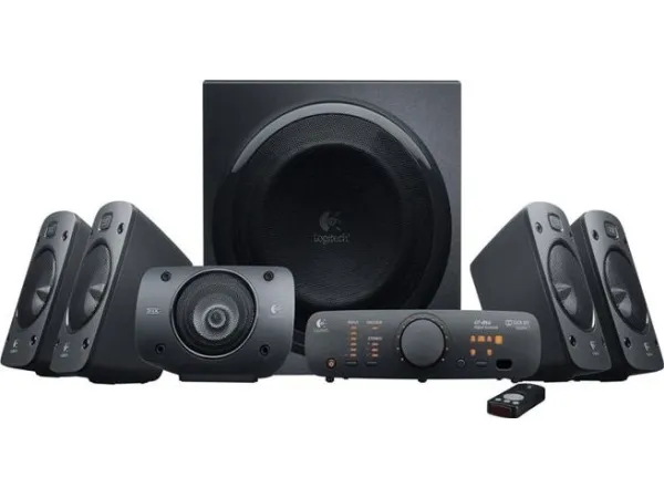 Logitech® | Højttalersystem - til hjemmebiograf - 5.1-kanal - 500 Watt (Total)