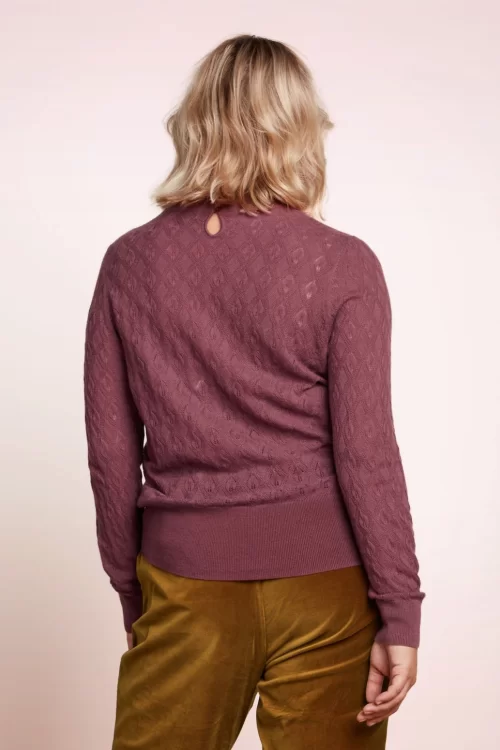 King Louie Agnes Turtle Appleton top in mesa roze