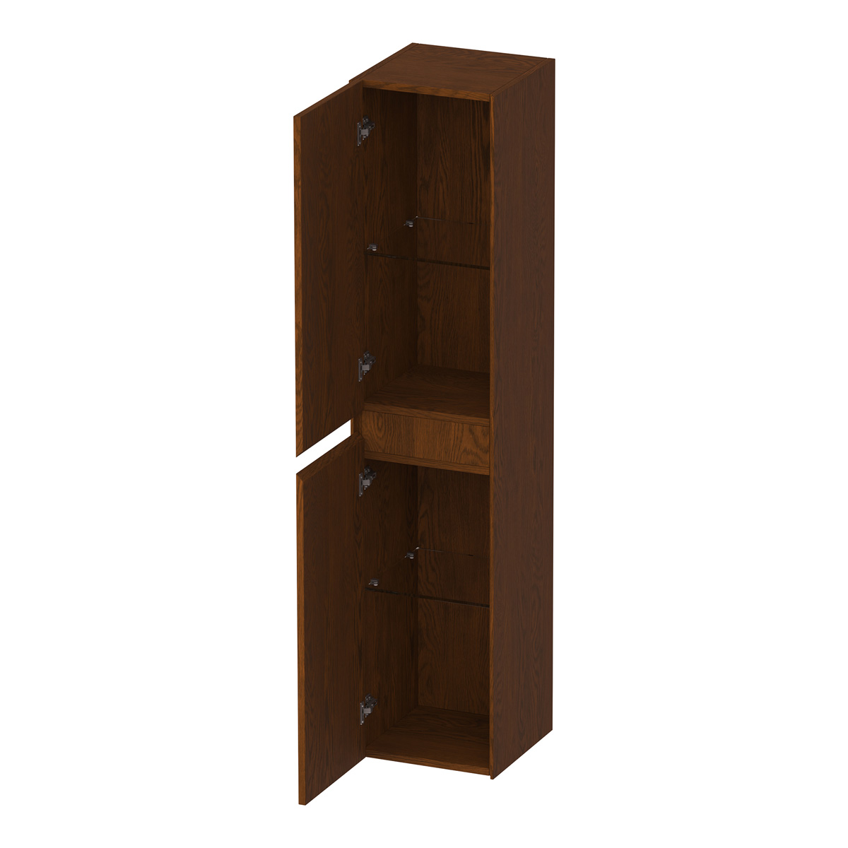 Brauer Inspire kolomkast 160cm links- of rechtsdraaiend lamellen eiken bruin