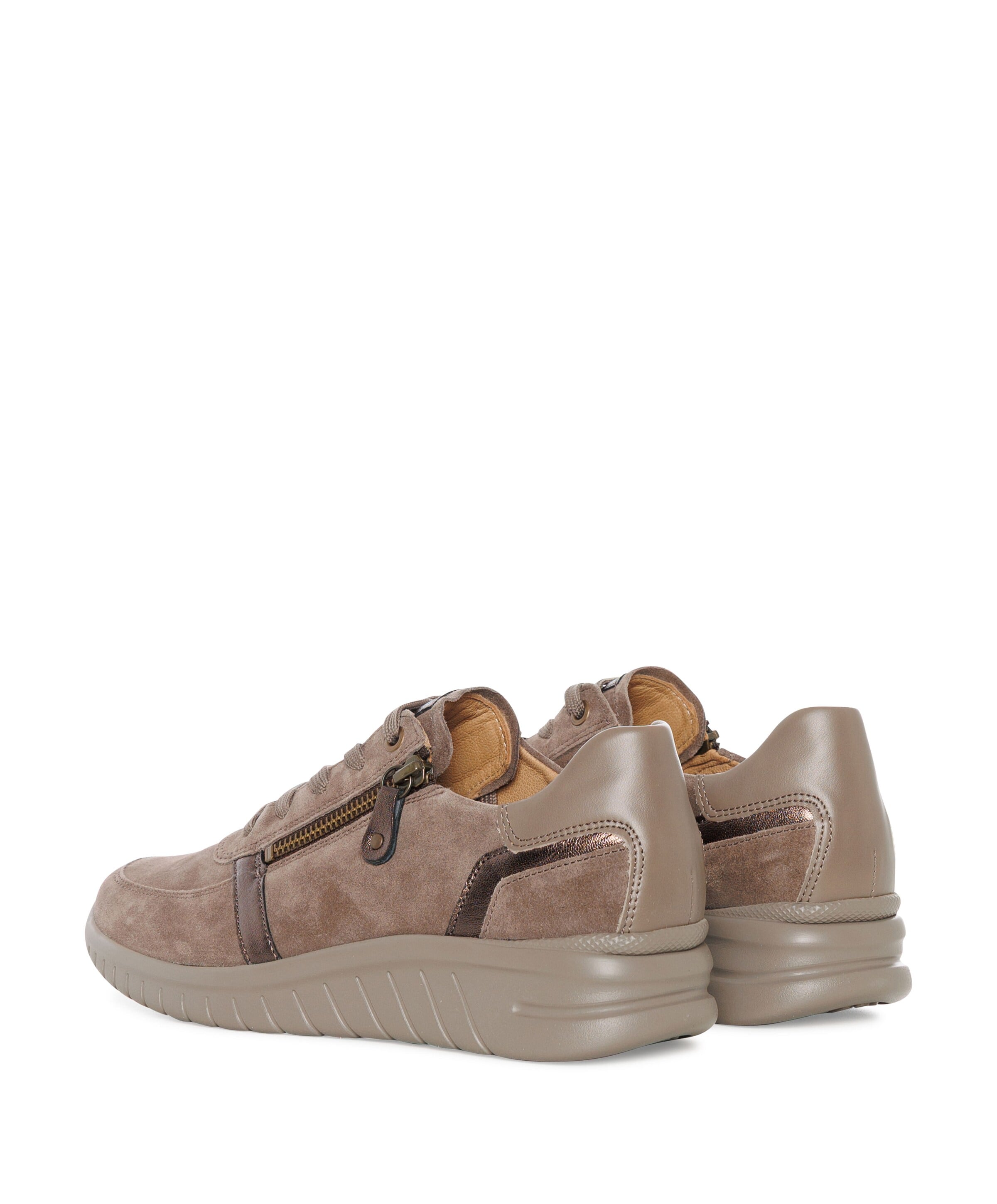 Hartjes dames sneakers bruin