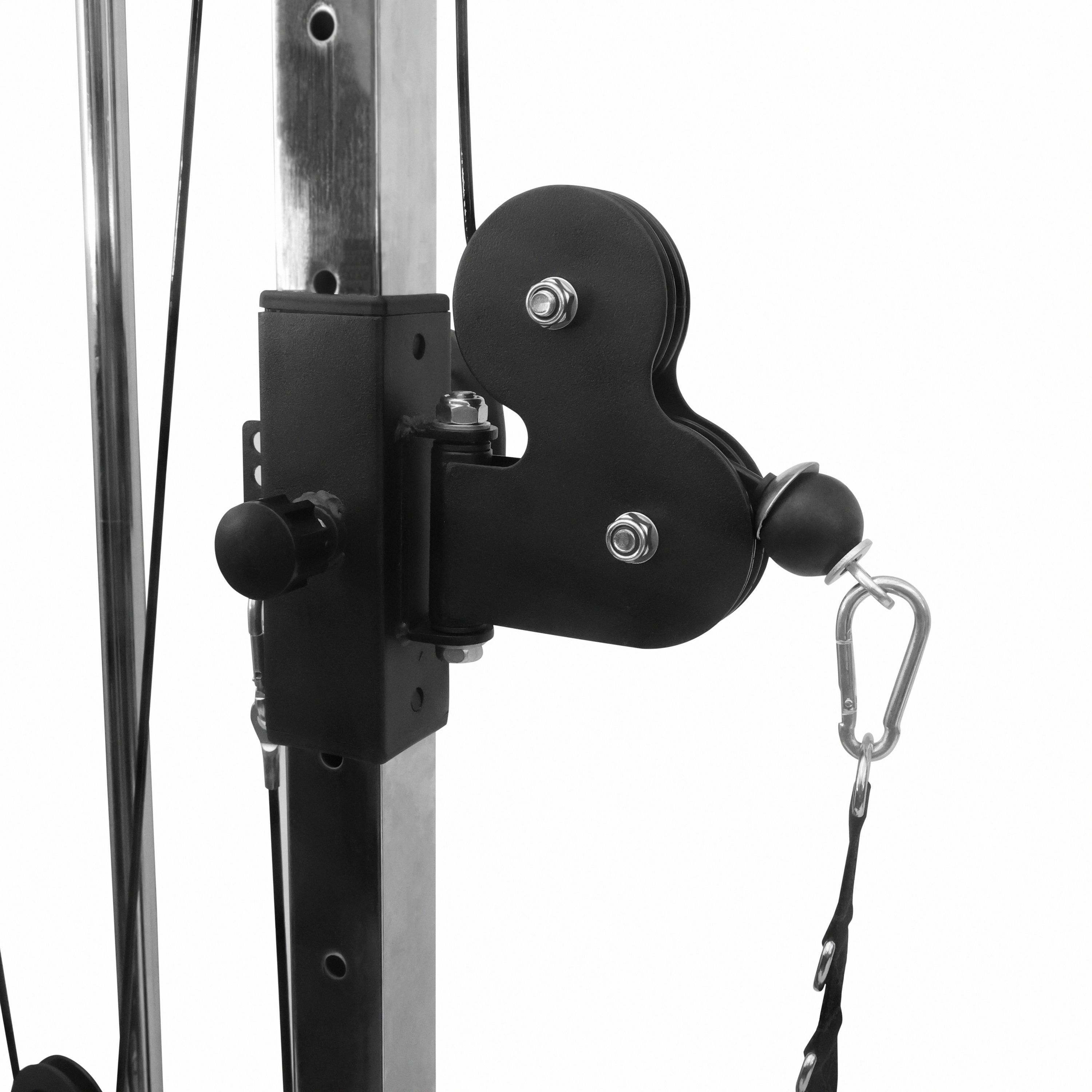 Kabelzugstation 298 x 216 cm schwarz 2 x 81 kg