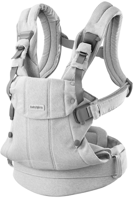 BabyBjörn Harmony Bæresele Vevd, Light Grey Melange